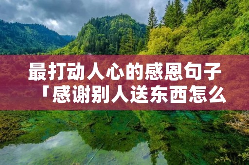 最打动人心的感恩句子「感谢别人送东西怎么说」 最打动人心的感恩句子「感谢别人送东西怎么说」