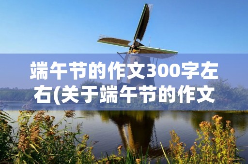 端午节的作文300字左右(关于端午节的作文300字以上!)