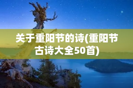 关于重阳节的诗(重阳节古诗大全50首)