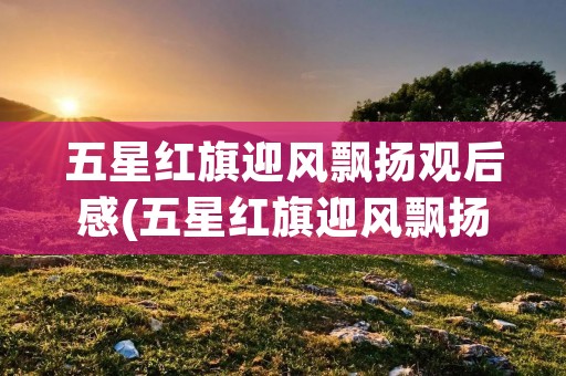 五星红旗迎风飘扬观后感(五星红旗迎风飘扬观后感(200字))