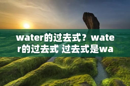 water的过去式？water的过去式 过去式是watered