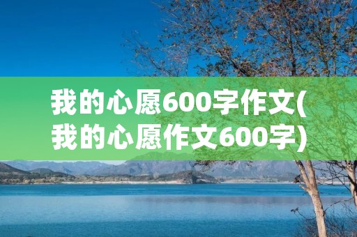 我的心愿600字作文(我的心愿作文600字) 我的心愿600字作文(我的心愿作文600字)