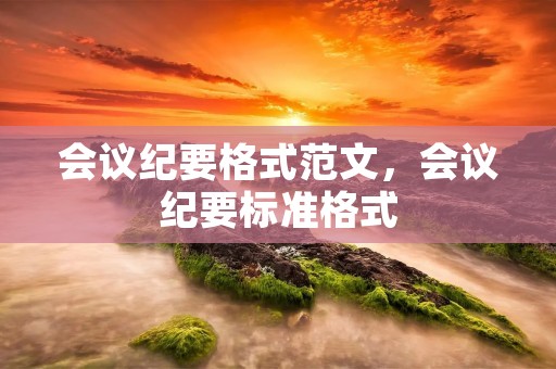 会议纪要格式范文,会议纪要标准格式 会议纪要格式范文,会议纪要标准格式