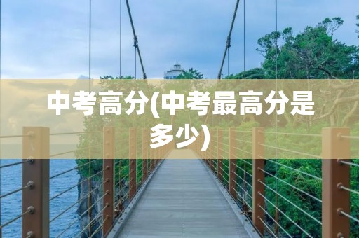 中考高分(中考最高分是多少)