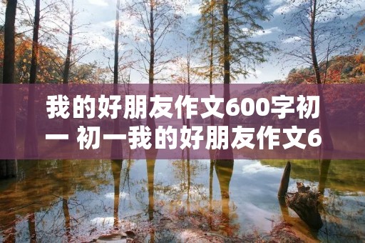 我的好朋友作文600字初一 初一我的好朋友作文600字