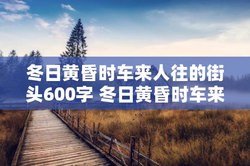 冬日黄昏时车来人往的街头600字 冬日黄昏时车来人往的街头作文600字5篇 冬日黄昏时车来人往的街头600字 冬日黄昏时车来人往的街头作文600字5篇