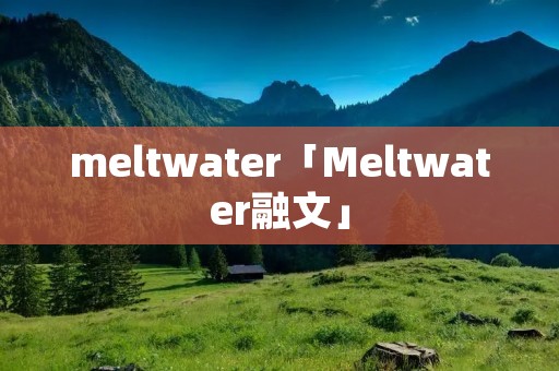 meltwater「Meltwater融文」