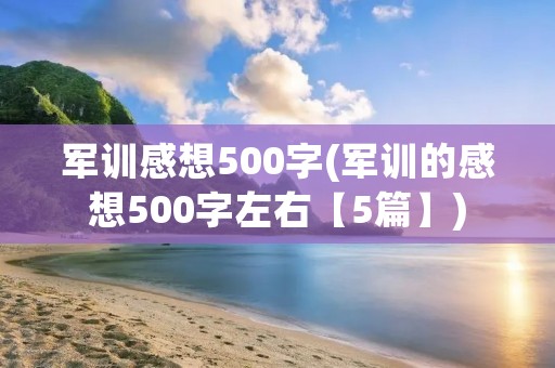 军训感想500字(军训的感想500字左右【5篇】) 军训感想500字(军训的感想500字左右【5篇】)