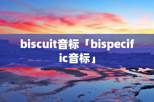 biscuit音标「bispecific音标」