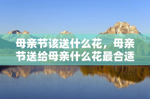 母亲节该送什么花,母亲节送给母亲什么花最合适