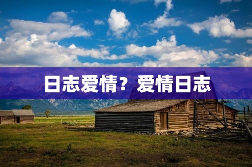 日志爱情?爱情日志 日志爱情?爱情日志