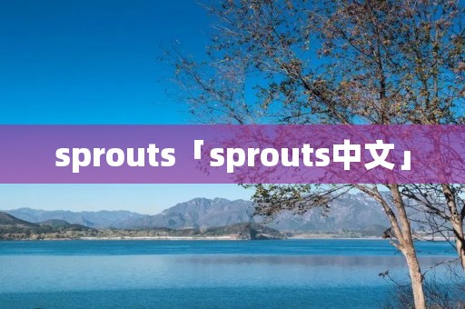 sprouts「sprouts中文」 sprouts「sprouts中文」