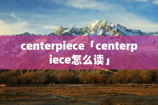 centerpiece「centerpiece怎么读」