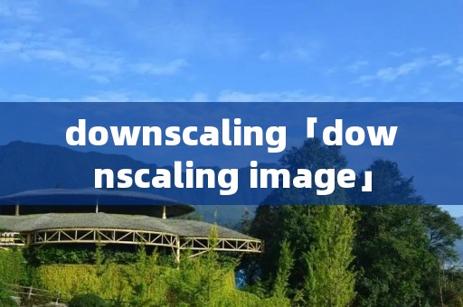 downscaling「downscaling image」