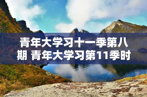 青年大学习十一季第八期 青年大学习第11季时间