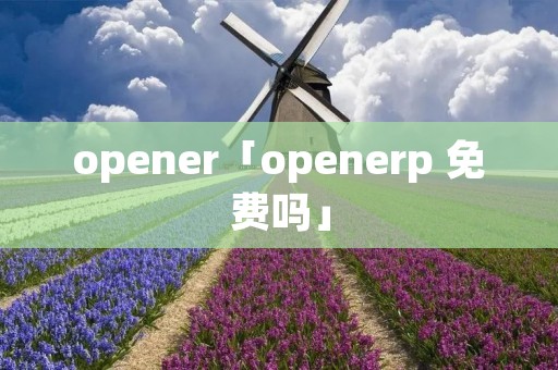 opener「openerp 免费吗」 opener「openerp 免费吗」