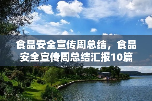 食品安全宣传周总结,食品安全宣传周总结汇报10篇 食品安全宣传周总结,食品安全宣传周总结汇报10篇