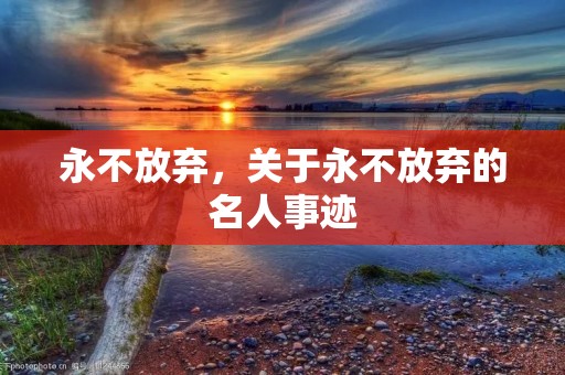 永不放弃，关于永不放弃的名人事迹