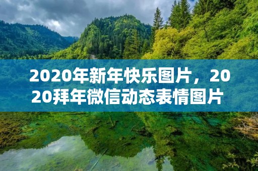 2020年新年快乐图片,2020拜年微信动态表情图片 新年暖心问候语