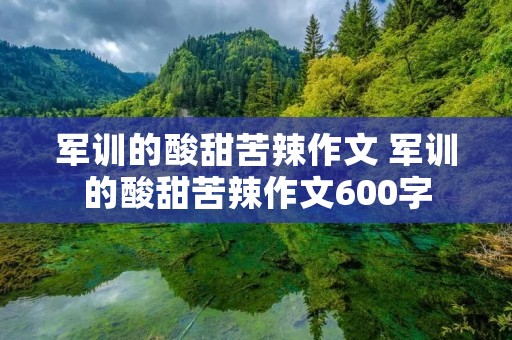 军训的酸甜苦辣作文 军训的酸甜苦辣作文600字 军训的酸甜苦辣作文 军训的酸甜苦辣作文600字