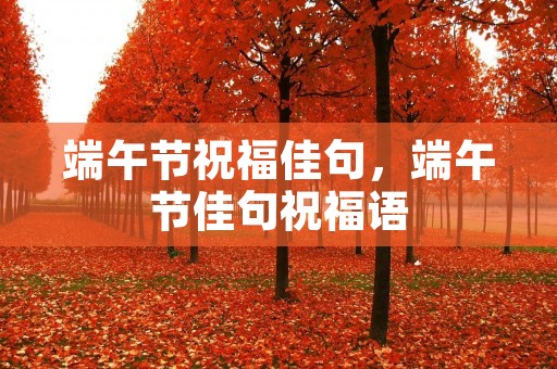 端午节祝福佳句,端午节佳句祝福语