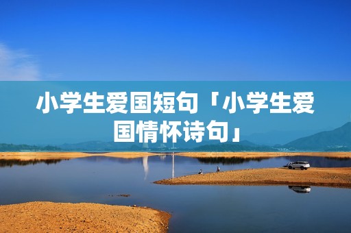 小学生爱国短句「小学生爱国情怀诗句」