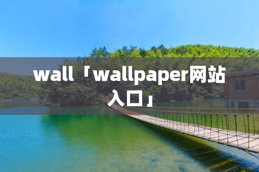 wall「wallpaper网站入口」