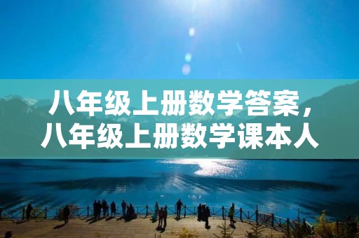八年级上册数学答案,八年级上册数学课本人教版答案