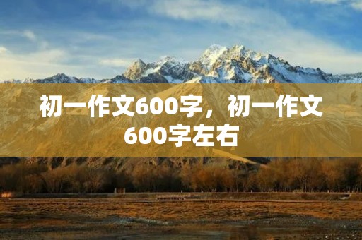 初一作文600字,初一作文600字左右