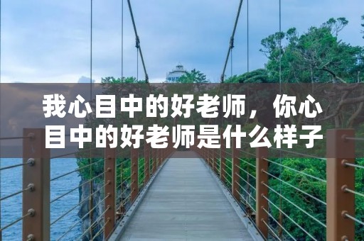 我心目中的好老师,你心目中的好老师是什么样子的 我心目中的好老师,你心目中的好老师是什么样子的