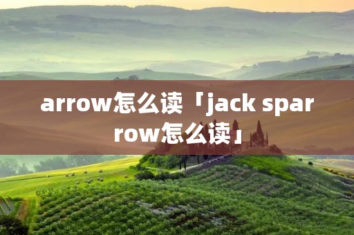 arrow怎么读「jack sparrow怎么读」