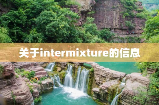 关于intermixture的信息 关于intermixture的信息