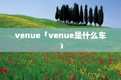 venue「venue是什么车」 venue「venue是什么车」