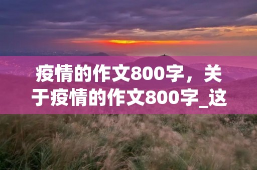 **的作文800字，关于**的作文800字_这次**的作文5篇
