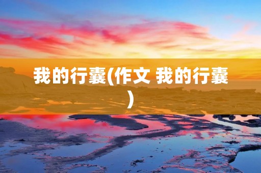 我的行囊(作文 我的行囊) 我的行囊(作文 我的行囊)