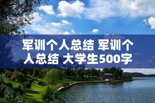 军训个人总结 军训个人总结 大学生500字 军训个人总结 军训个人总结 大学生500字