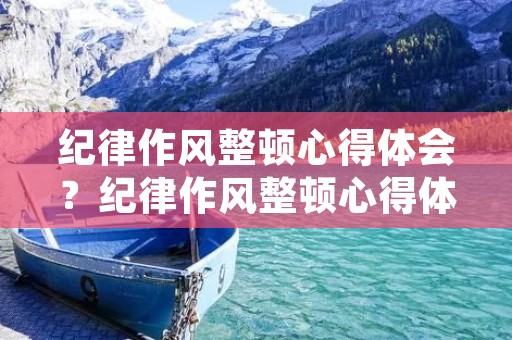 纪律作风整顿心得体会?纪律作风整顿心得体会600字 纪律作风整顿心得体会?纪律作风整顿心得体会600字