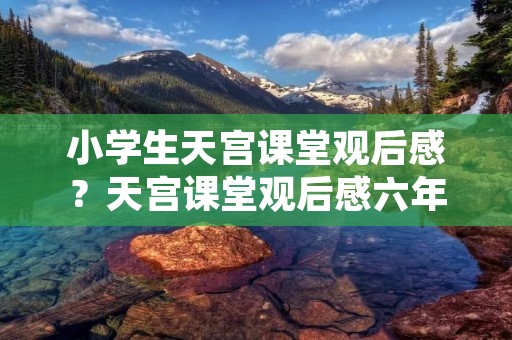 小学生天宫课堂观后感?天宫课堂观后感六年级500字