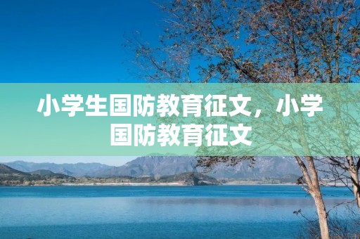 小学生国防教育征文，小学国防教育征文