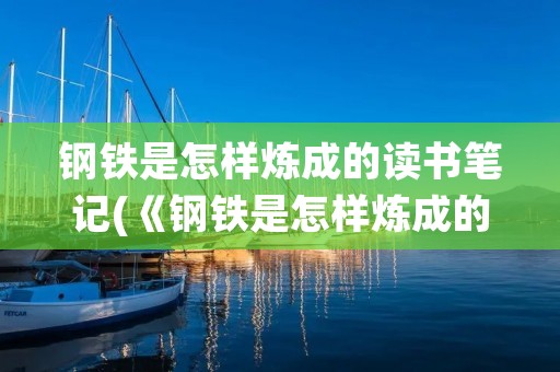 钢铁是怎样炼成的读书笔记(《钢铁是怎样炼成的》读书笔记摘抄及感悟有哪些)