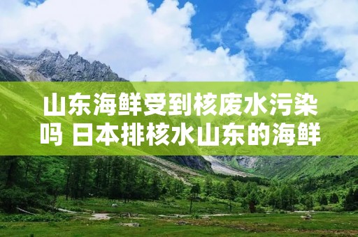 山东海鲜受到核废水污染吗 日本排核水山东的海鲜被污染了吗现在
