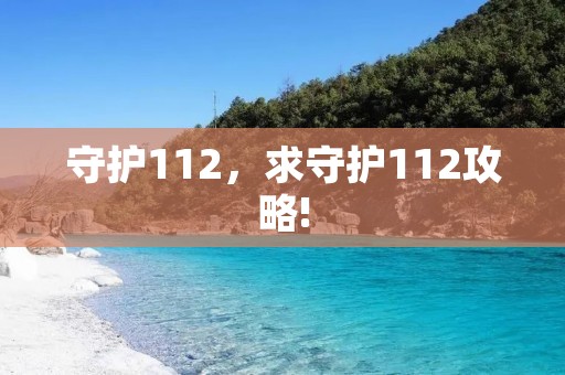 守护112，求守护112攻略!