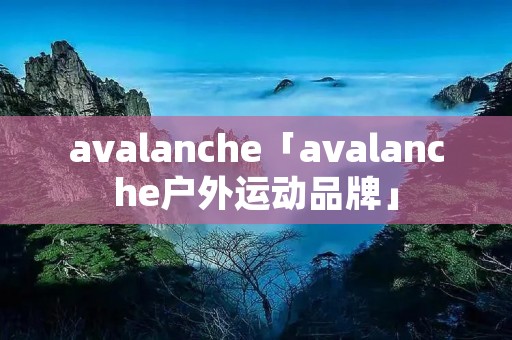 avalanche「avalanche户外运动品牌」 avalanche「avalanche户外运动品牌」