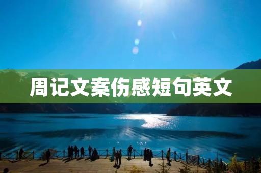 周记文案伤感短句英文