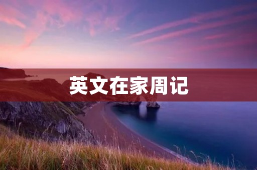 英文在家周记