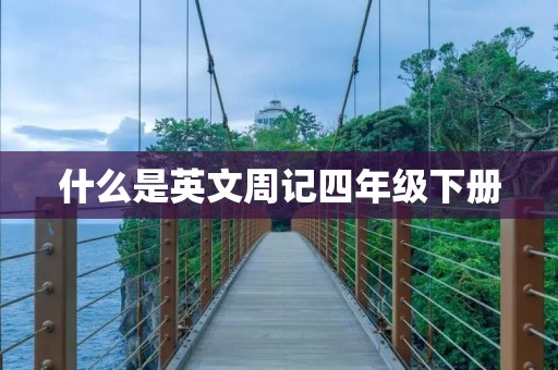 什么是英文周记四年级下册