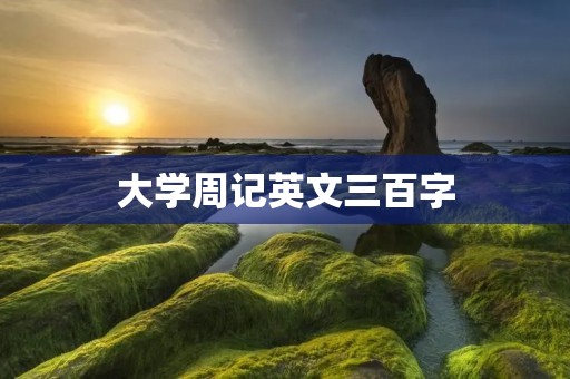 大学周记英文三百字