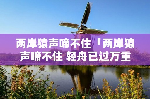 两岸猿声啼不住「两岸猿声啼不住 轻舟已过万重山的意思」