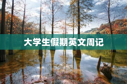 大学生假期英文周记