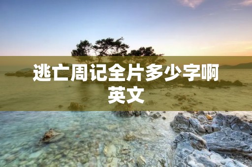 逃亡周记全片多少字啊英文